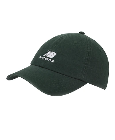 New Balance Men's Panel Stacked Logo Adult Black Hat