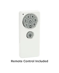 Casa Vieja Montage Soft Brass Led Damp Rated Fan