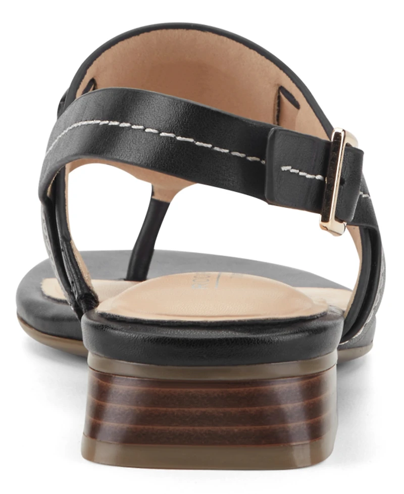 Rockport Women's Ofera Low Block Heel Thong Slingback Sandals