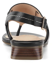 Rockport Women's Ofera Low Block Heel Thong Slingback Sandals