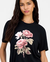 Self Esteem Juniors' Rose Graphic-Print Tee