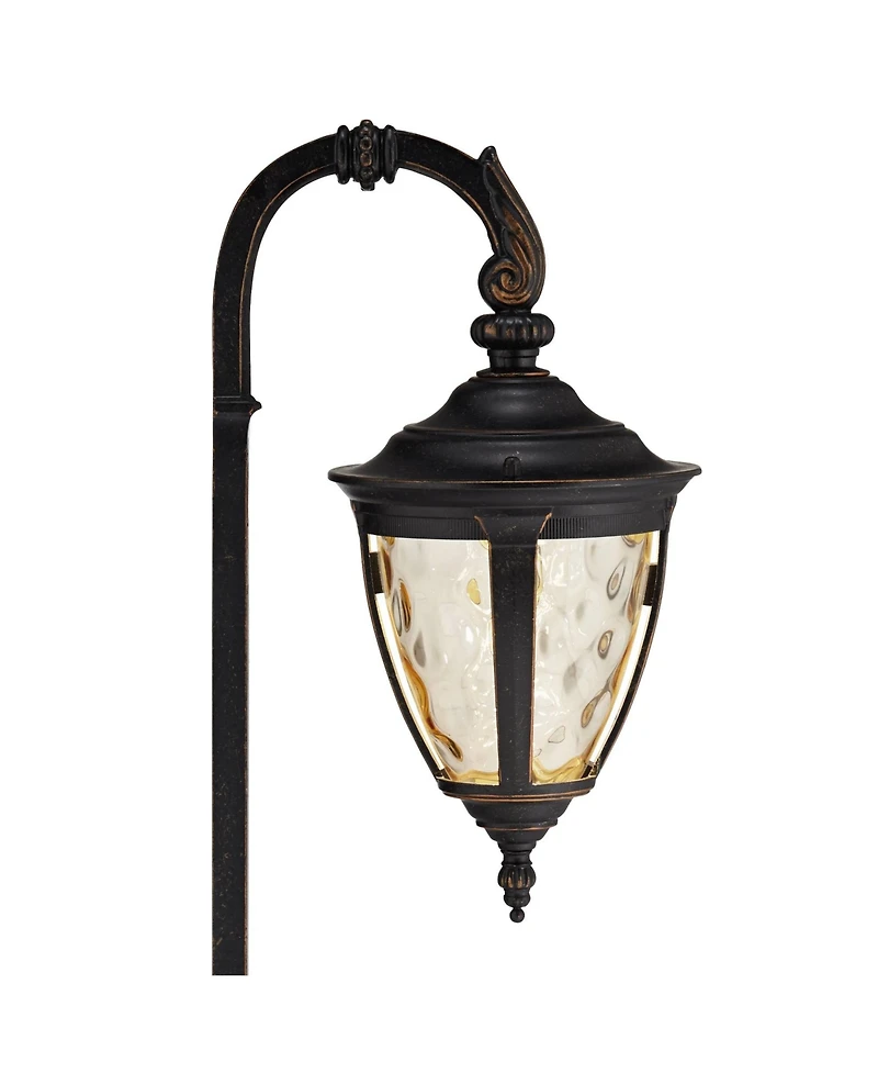 John Timberland Bellagio Bronze 4-Piece Down-Arm Led Landscape Path Light Set