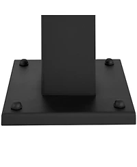 John Timberland Titan 76" High Black Outdoor Light Post