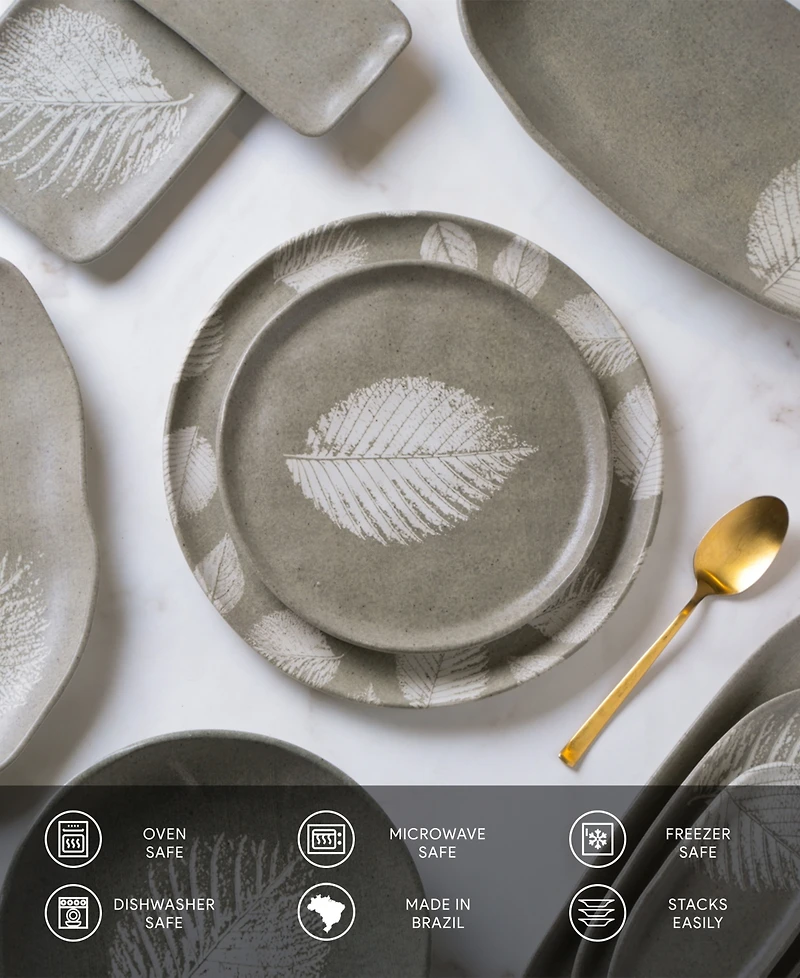 Porto Brasil Seiva Stoneware Dessert Plates, Set of 6