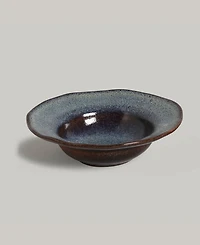 Porto Brasil Stoneware Deep Rim Dessert Plates, Set of 4