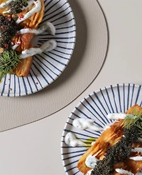 Porto Brasil Elemento Stoneware Bread Plates, Set of 6