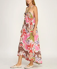 Beauty & Grace Women's Twist Front Halter Dress