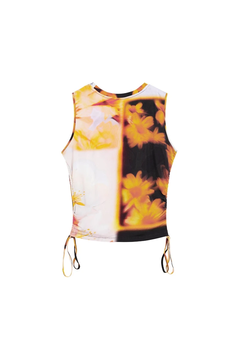 Desigual Women's T-shirt arty flowers
