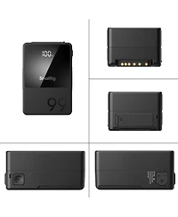 SmallRig 3202 V-Mount Battery Adapter Plate with Crab-Shaped Clamp, Bundle with VB99 99Wh 6800mAh Mini V-Mount Li-Ion Battery