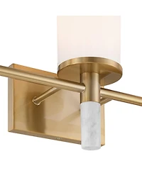 Possini Euro Design Lucius High Modern 3 Light Bathroom Vanity Wall Lamp Light Fixture Mount Hardwired Soft