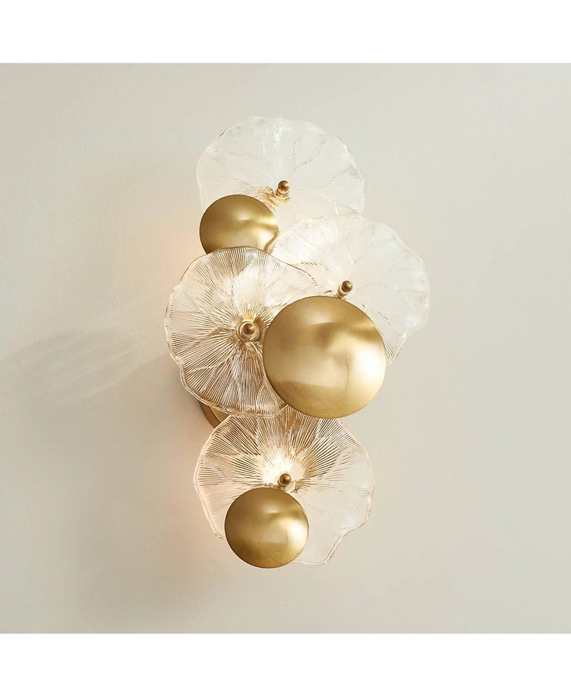 Possini Euro Design Filoli Modern 2 Light Wall Sconce Light Lamp Fixture Mount Bathroom Bedroom Hardwired