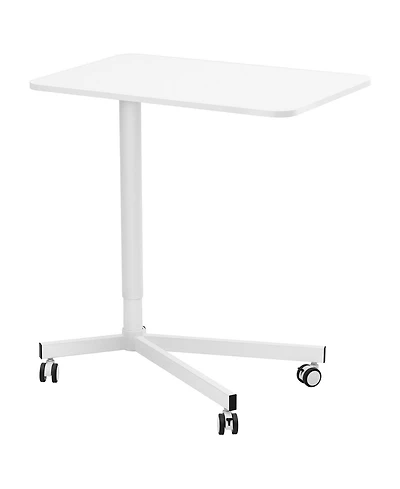 Gouun Mobile Standing Desk, Gas Spring Adjustable 28.5-44.2 in, Rolling