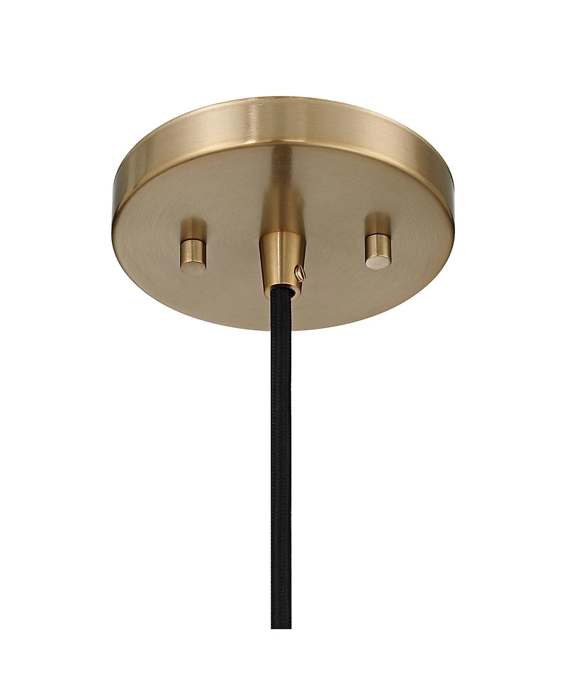 Possini Euro Design Pineapple Warm Hammered Glass Pendant Light