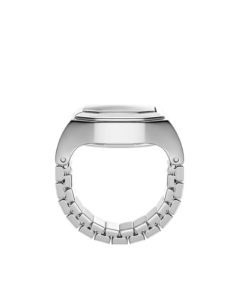 Fossil Women's Harlow Watch Ring Two-Hand Stainless Steel, 15mm