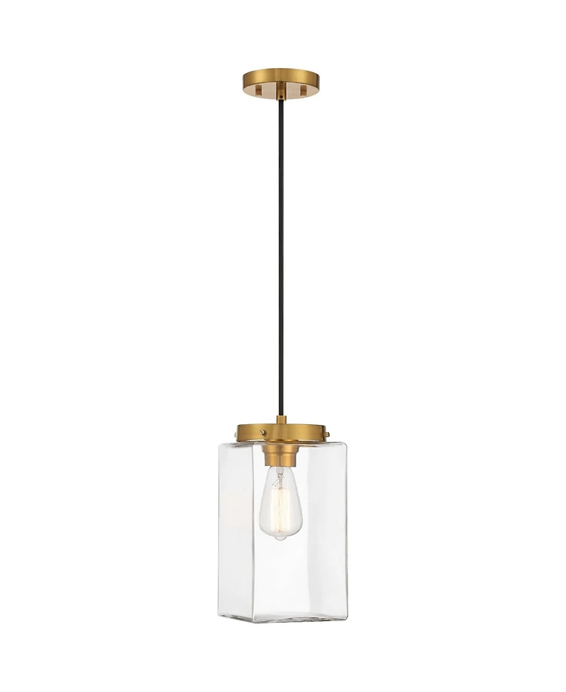 Possini Euro Design Lausanne 6"W Burnished Modern Mini Pendant Light