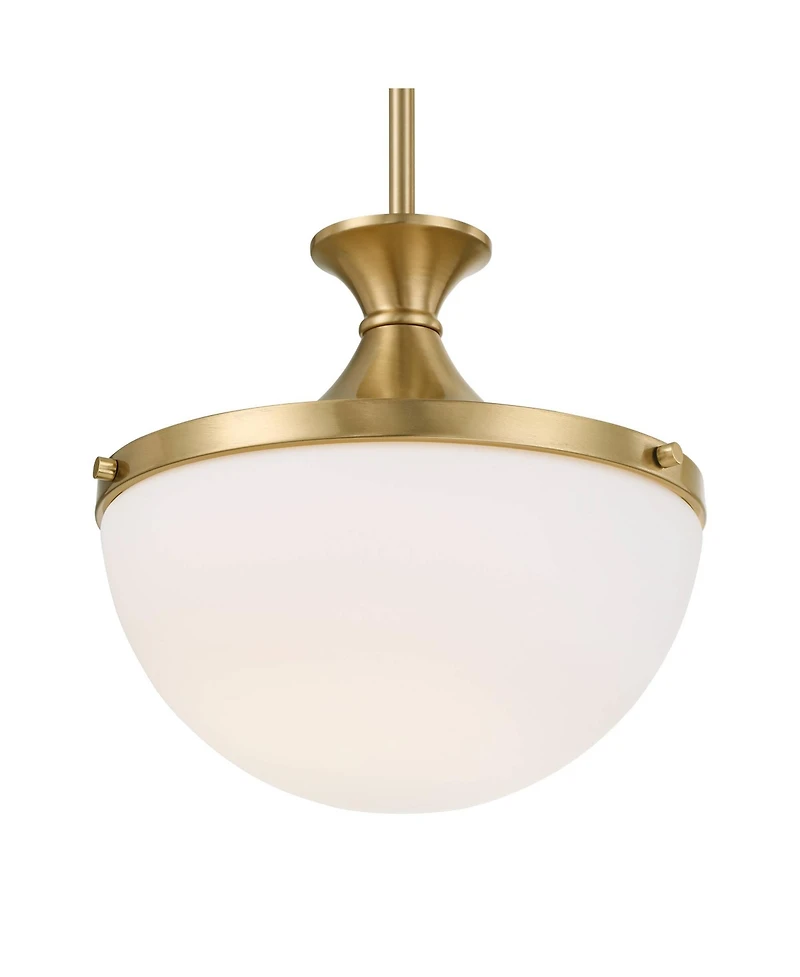 Possini Euro Design Possini Euro Giacomo 11 1/2" Wide Warm Brass Mini Pendant Light