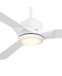 Casa Vieja 56" Kali Matte Led Damp Ceiling Fan with Remote