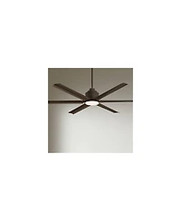 Casa Vieja 65" Ultra Breeze Bronze Led Ceiling Fan with 24" Rod