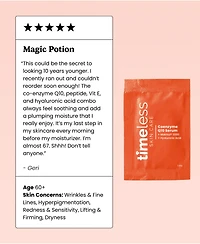 Timeless Skin Care Coenzyme Q10 + Peptides Serum Single Use Pouches