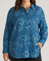 Universal Standard Plus Cooling Stretch Cupro Artist Shirt