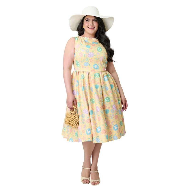 Unique Vintage Plus Swing Dress