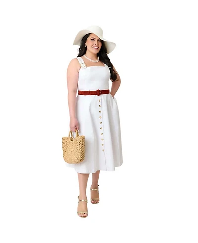 Unique Vintage Plus Picnic Perfect Midi Dress