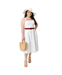 Unique Vintage Plus Picnic Perfect Midi Dress