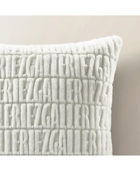 Z Gallerie Carved Faux Fur Pillow