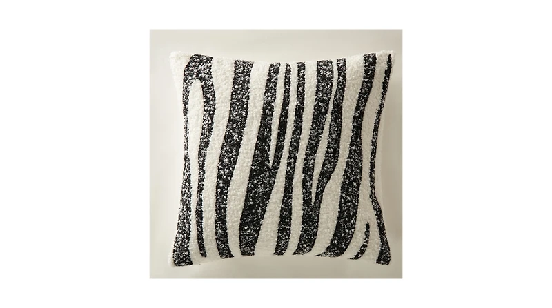 Z Gallerie Zebra Boucle Pillow