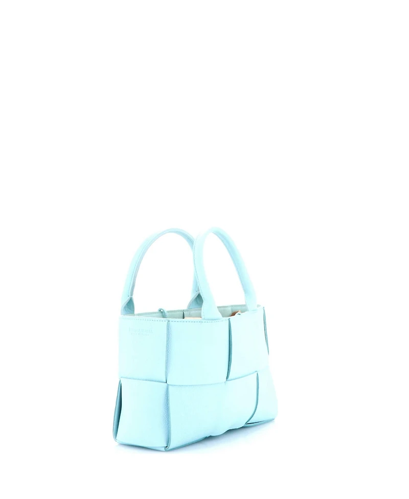 Pre-Owned Bottega Veneta Mini Arco Tote Maxi Intrecciato Leather