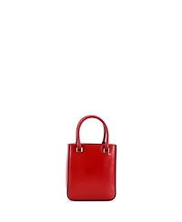 Pre-Owned Prada Small Convertible Tote Brushed Leather