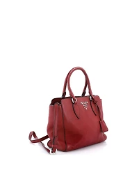 Pre-Owned Prada Medium Convertible Shopping Tote Vitello Daino