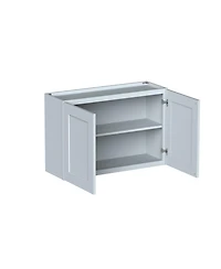 Boyel Living W36" Wall Cabinet with Full Overlay Hdf Door for Custom Kitchen or Bathroom