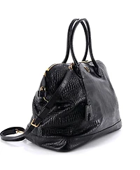 Pre-Owned Balenciaga Large Ville Bag Embossed Leather