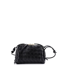 Pre-Owned Bottega Veneta Mini Concert Crossbody Pouch Intrecciato Nappa