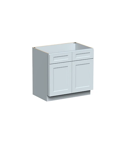 Boyel Living Sink Base Cabinet with Full Overlay Hdf Doors and Dovetail Drawer