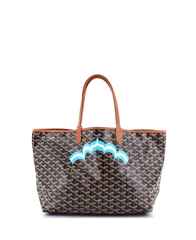 Pre-Owned Goyard Pm Saint Louis Tote Printed Coated Canvas