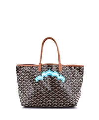 Pre-Owned Goyard Pm Saint Louis Tote Printed Coated Canvas