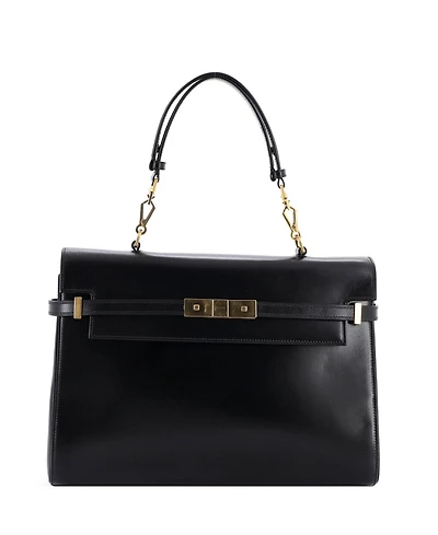 Pre-Owned Saint Laurent Medium Manhattan Top Handle Flap Bag Leather