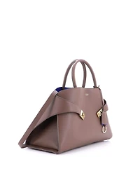 Pre-Owned Salvatore Ferragamo Large Hug Top Handle Bag Leather