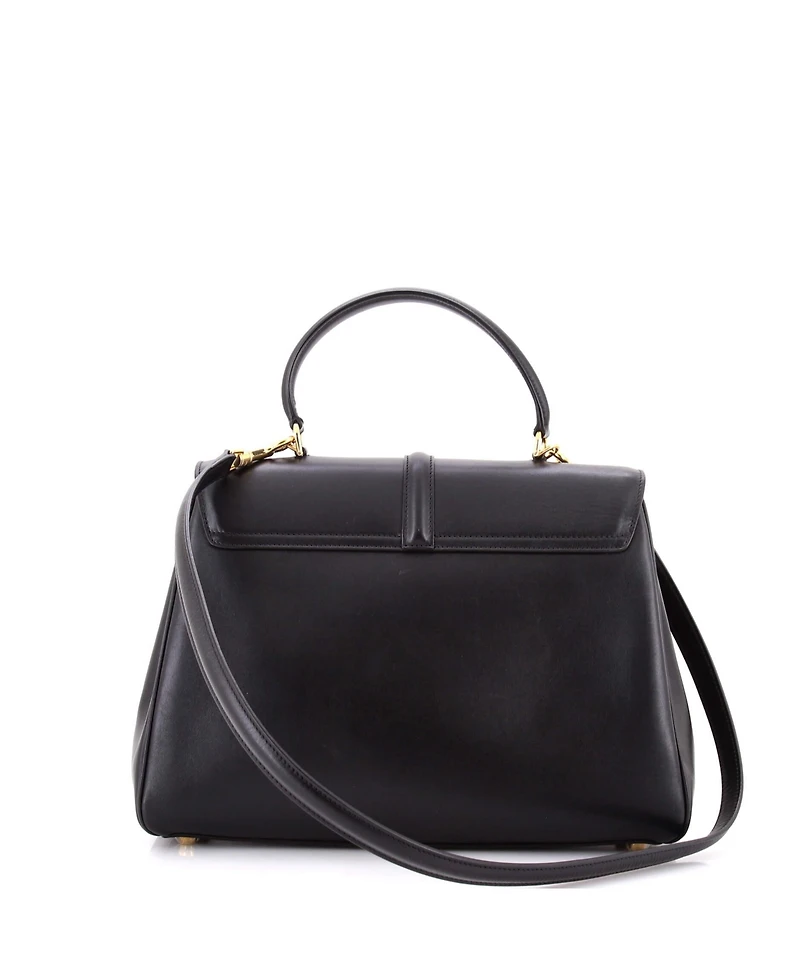 Pre-Owned Celine Medium 16 Top Handle Bag Smooth Calfskin