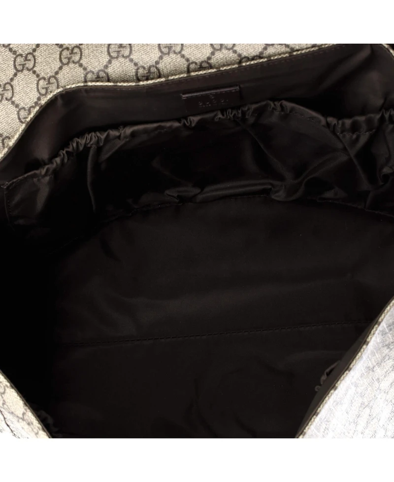 Pre-Owned Gucci Diaper Bag Gg Coated Canvas