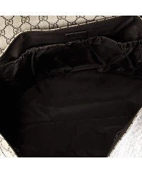 Pre-Owned Gucci Diaper Bag Gg Coated Canvas