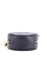 Pre-Owned Saint Laurent Small Classic Monogram Round Bubble Bag Quilted Leather