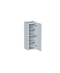 Boyel Living W15" Wall Cabinet with Full Overlay Hdf Door for Custom Kitchen or Bathroom