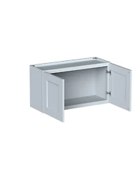 Boyel Living W33" Short Wall Cabinet with Full Overlay Hdf Door for Custom Kitchen or Bathroom