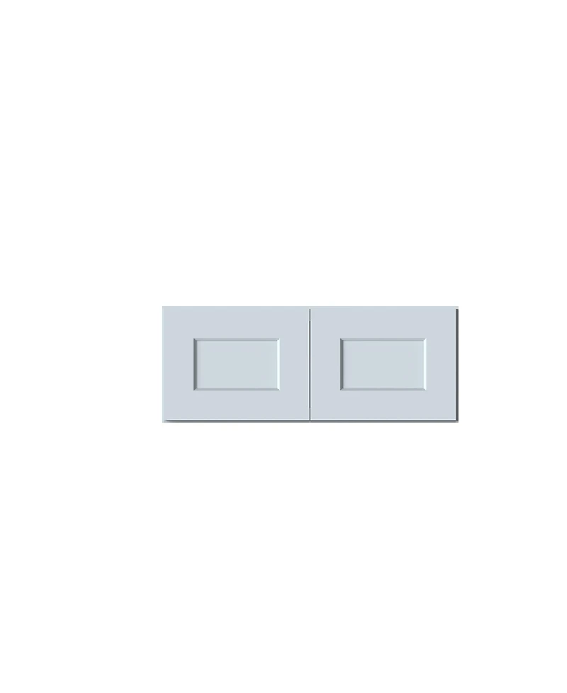 Boyel Living W30" Dove Short Wall Cabinet with Full Overlay Hdf Door for Custom Kitchen or Bathroom