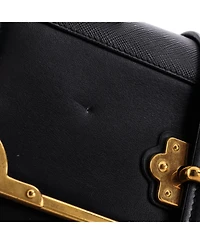 Pre-Owned Prada Medium Cahier Convertible Shoulder Bag City Calf and Saffiano