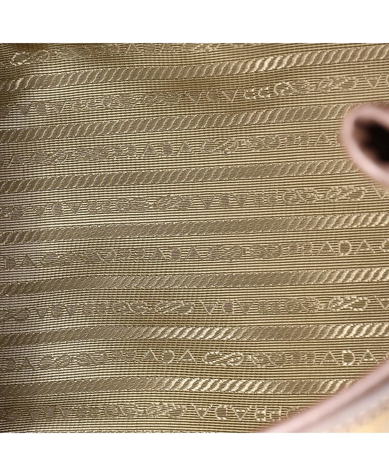 Pre-Owned Prada Medium Logo Convertible Tote Canvas with Leather