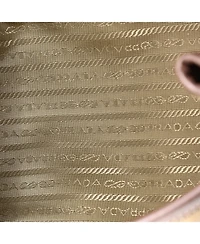 Pre-Owned Prada Medium Logo Convertible Tote Canvas with Leather